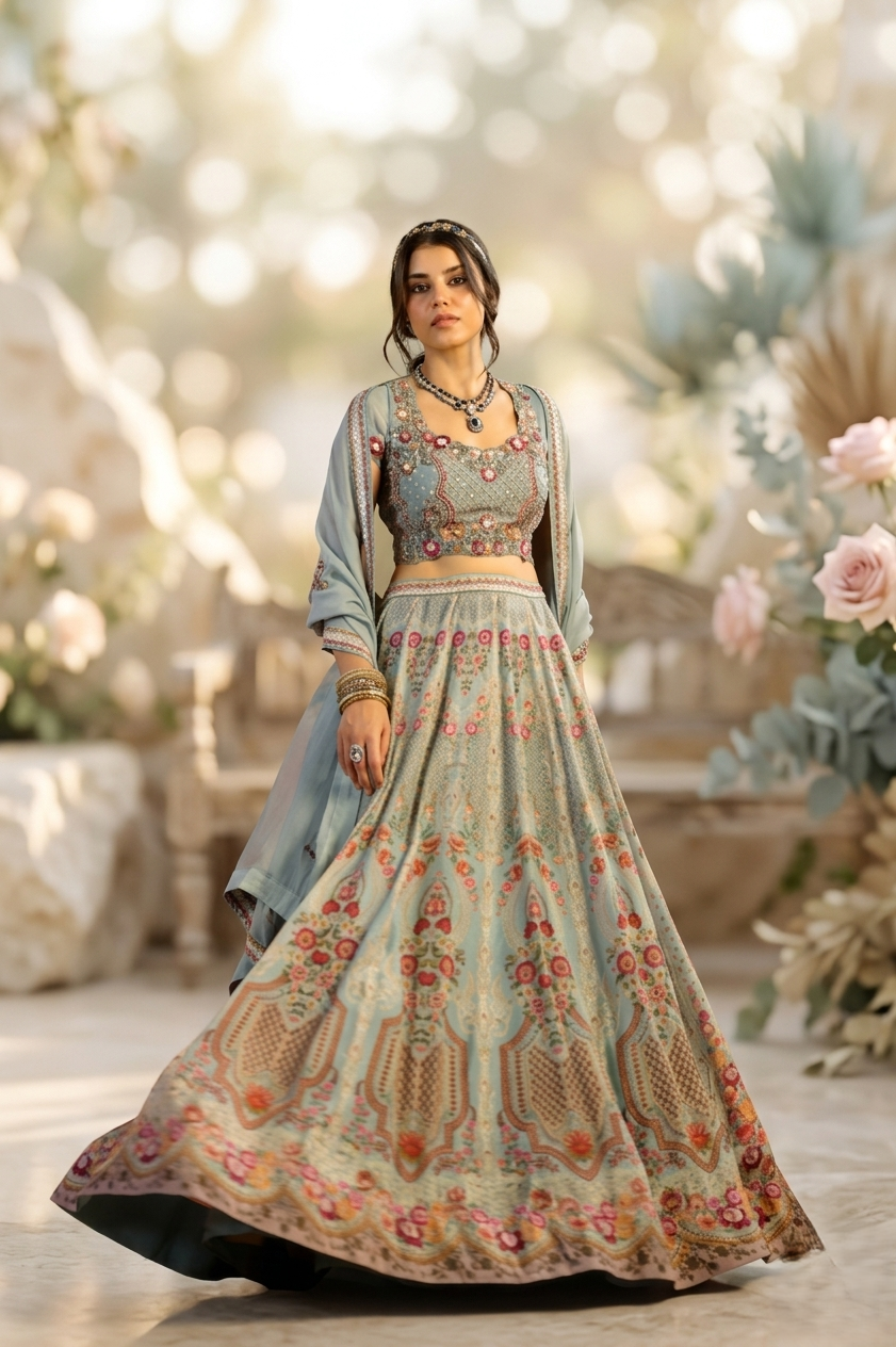 WOMEN ETHNIC CROP TOP